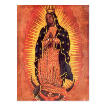 Religión del vintage, señora de Guadalupe, Virgen  Tarjeta Postal