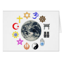 RELIGIONES del MUNDO Tarjetón