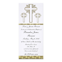 Religioso, bautismo, invitación de la confirmación