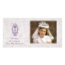 Religioso gracias tarjeta de la foto tarjeta con foto personalizada