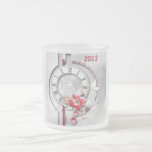 Reloj 2012 del Año Nuevo Taza De Café
