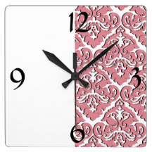 RELOJ A MEDIAS ROSADO DEL DAMASCO