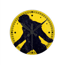¡Reloj amonestador de Sasquatch Bigfoot! reloj de pared