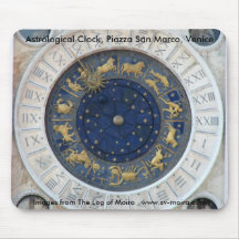 Reloj astrológico, plaza San Marco, Venecia Alfombrilla De Raton