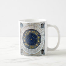 Reloj astrológico, plaza San Marco, Venecia Tazas De Café