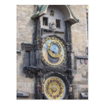 Reloj astronómico de Praga en la vieja plaza Postales