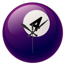 Reloj de la bola de billar del número 4