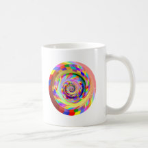 Reloj de la insinuación tazas de café