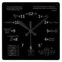 Reloj de la matemáticas