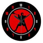 Reloj de la pistola de LaCrosse reloj de pared