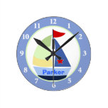 Reloj de pared de encargo del sitio del cuarto de  reloj de pared