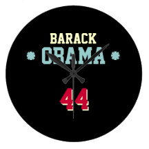 Reloj de pared de la MOD de Obama 44