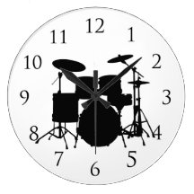 Reloj de pared de los tambores