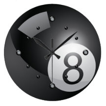 Reloj de pared de ocho bolas