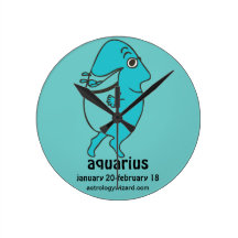 Reloj de pared del acuario