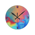 Reloj de pared del fuego y del hielo
