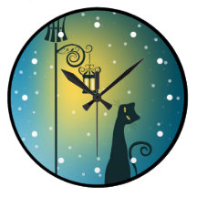 Reloj de pared del navidad relojes