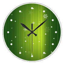 Reloj de pared del navidad relojes