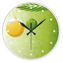 Reloj de pared del navidad relojes