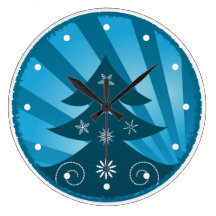 Reloj de pared del navidad relojes