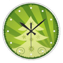 Reloj de pared del navidad relojes