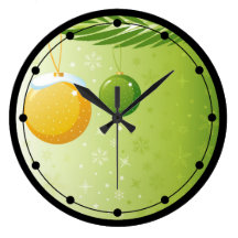 Reloj de pared del navidad relojes