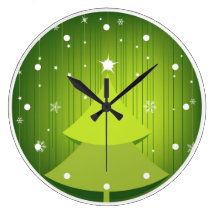 Reloj de pared del navidad relojes