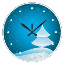 Reloj de pared del navidad relojes