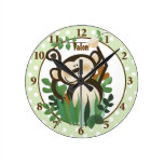 Reloj de pared personalizado mono lindo reloj de pared