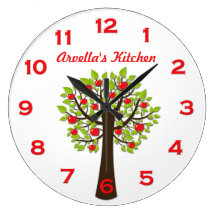 Reloj de pared personalizado red delicious del man