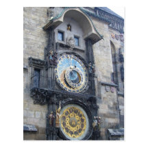 reloj de Praga Tarjetas Postales