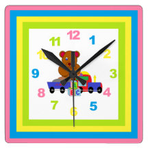 Reloj del cuarto de niños de Childs con números