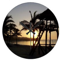 Reloj del mar del Caribe de Cancun México del maya