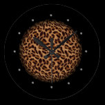 reloj del marcador del leopardo por el valxart reloj de pared