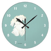 Reloj del perro maltés
