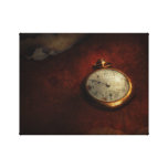 Reloj - el tiempo no espera nada impresion de lienzo
