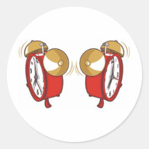 Reloj Etiquetas Redondas