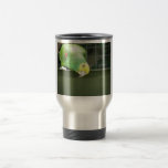 Reloj fresco verde lindo del loro algo por Loweri Taza