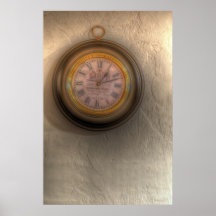 RELOJ INGLÉS VIEJO POSTERS