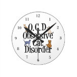 Reloj loco del gato
