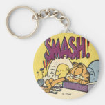 Reloj sensacional de Garfield, llavero