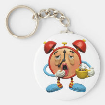Reloj soñoliento llavero