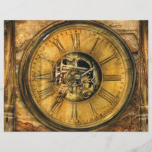 Relojero - trabajos del reloj flyer personalizado