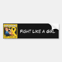 Remachador de Rosie del cáncer de Neuroblastoma -  Etiqueta De Parachoque