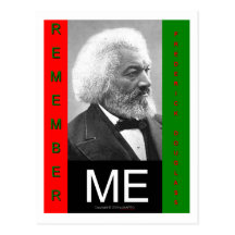 rememberMEfrederickDouglass Postal