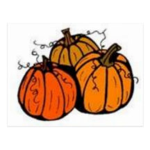 remiendo de la calabaza tarjetas postales