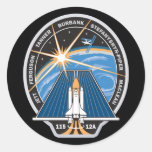 Remiendo de la misión del STS 115 Etiquetas Redondas