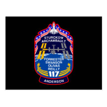 Remiendo de la misión del STS 117 Tarjeta Postal
