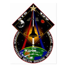 Remiendo del STS 129 Tarjetas Postales