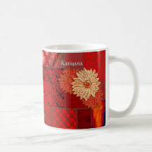 Remiendo en el rojo (taza personalizada)